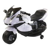 Mini Moto Elétrica 6v Branca Importway Recarregável Infantil
