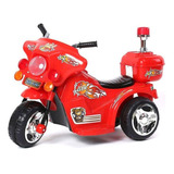 Mini Moto Elétrica Infantil Polícia Várias