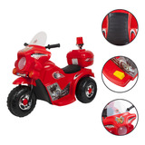 Mini Moto Elétrica Triciclo Infantil Menino 6v Recarregável