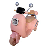 Mini Moto Motinha Elétrica Criança Rosa Musical Pedal Farol