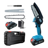 Mini Motosserra Eletrica 36v Leve E Portátil Bateria 