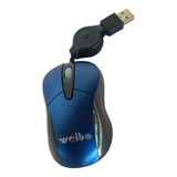 Mini Mouse Com Fio Azul 2000dpi