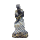 Mini Orixa Oxalufan 9cm Resina Umbanda Imagem Estatua