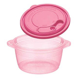 Mini Panela Para Micro-ondas-freezer -850 Ml Cor Amarela