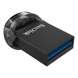 Mini Pen Drive 64gb Ultra Fit Usb 3.2 Sandisk Cor Preto
