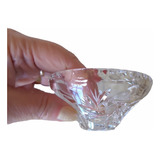 Mini Petisqueira Cristal Antigo Ricamente Lapidado 8x4cn