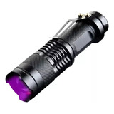 Mini Pistola De Choque Zoom Com Lanterna Led Ultravioleta
