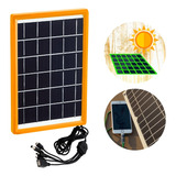 Mini Placa Painel Solar 6w/6v Carregador