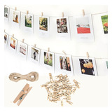 Mini Pregador Prendedor De Madeira Fotos Decoração Barbante