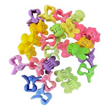 Mini Prendedores Piranhas Colorida Sortida Infantil - 50pcs