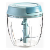 Mini Processador Manual Triturador De Alimentos Prático 1l