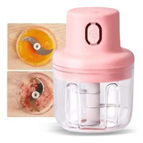 Mini Processador Moedor Elétrico Cebola Alho Sem Fio Usb