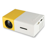Mini Projetor Led Yg-300 Portátil Full 600 Lumens Usb S Hdmi