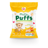 Mini Puffs Snack P/crianças Banana E Cenoura 24 Unidades 15g