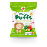 Mini Puffs Snack P/crianças Brócolis E Maçã 12 Unidades 15g