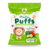 Mini Puffs Snack P/crianças Brócolis E Maçã 15g -nhamimami