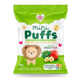 Mini Puffs Snack P/crianças Brócolis E Maçã 15g -nhamimami