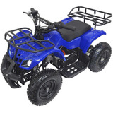 Mini Quadriciclo 49cc Infantil Gasolina Partida Elétrica Atv Cor Azul