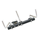 Mini Rack 3 Hastes F3 Preto Torelli Ta453 Clamp De Percussão