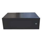 Mini Rack 3u 19 Polegadas X 350mm Acrílico Dvr Cftv Preto