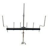 Mini Rack Para Bateria Percussão 6 Hastes Liverpool