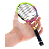 Mini Raquete Babolat Pure Aero Rafa Amarela Laranja E Roxo