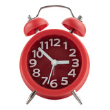 Mini Relógio Despertador Antigo Retro Vintage 10cm Campainha