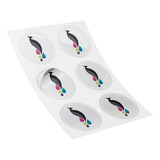Mini Selo Personalizados Para Cartão Fidelidade 1,3cm 100 Un