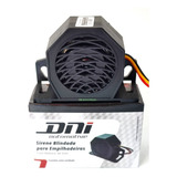 Mini Sirene De Marcha À Ré Blindada Dni 3502 Para Empilhadeiras Bivolt 12 Volts A 80 Volts Com 110 Decibéis 
