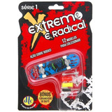 Mini Skate De Dedo Azul C/ Zumbi - Extremo E Radical - Dtc