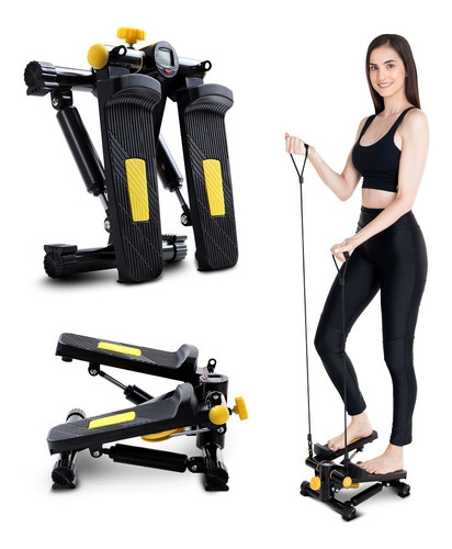 Mini Stepper 3 Em 1 Simulador De Caminhada Fitness