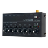 Mini Stereo Audio Mixer 6 Canais Teclado Guitarra Baixo