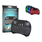 Mini Teclado Controle Sem Fio Para Smartv Tv Box Pc
