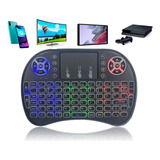 Mini Teclado Iluminado Controle Sem Fio