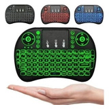 Mini Teclado Iluminado Controle Sem Fio