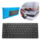 Mini Teclado Slim Comfort Com Cabo Usb Multilaser Tc154