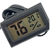 Mini Termômetro Higrômetro Digital Portátil Lcd Com Bateria 
