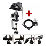 Mini Torno Morsa Articulada De Bancada Suporte Furadeira Mtx