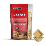 Mini Tortinha Petisco Canapés Folhada Arosa 4x4 Cm C/108 Un
