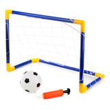 Mini Trave Gol Futebol Infantil Com Bola E Bomba De Ar 76cm