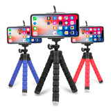 Mini Tripé Flexível Octopus - Suporte Para Celular E Cameras