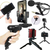 Mini Tripé Suporte Steadicam Microfone Para Celular Gravação