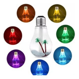 Mini Umidificador Ar Ambientes Lampada Cabo Usb Portátil Led