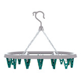 Mini Varal Oval 24 Prendedores Para Cueca Calcinha Meia