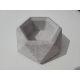Mini Vaso Geométrico Hexagonal Baixo Suculentas