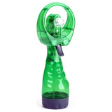Mini Ventilador Borrifador À Pilha - De Mão Spray De Água