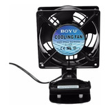 Mini Ventilador Cooler Boyu Fs-120 Com Haste Flexível