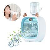 Mini Ventilador Recarregável Gato Refrigerador De Ar De Mesa