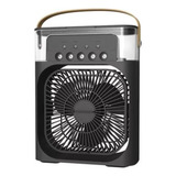 Mini Ventilador Refrigerador Umidificador De Ar Com Luz Led