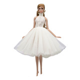 Mini Vestido Luxo Bailarina Para Boneca Barbie + Sapatos 01m